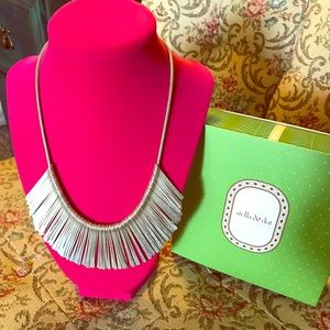 Stella & Dot Essential Fringe Necklace - Silver